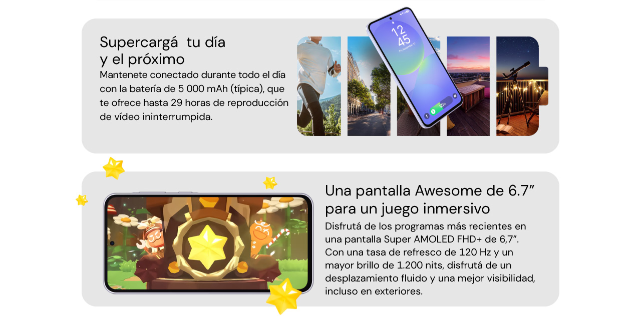 Mantenete conectado durante todo el día