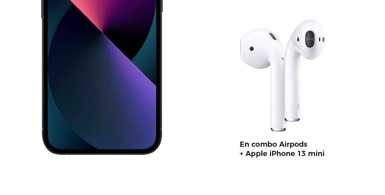  En combo Airpods + Apple iPhone 13 Mini