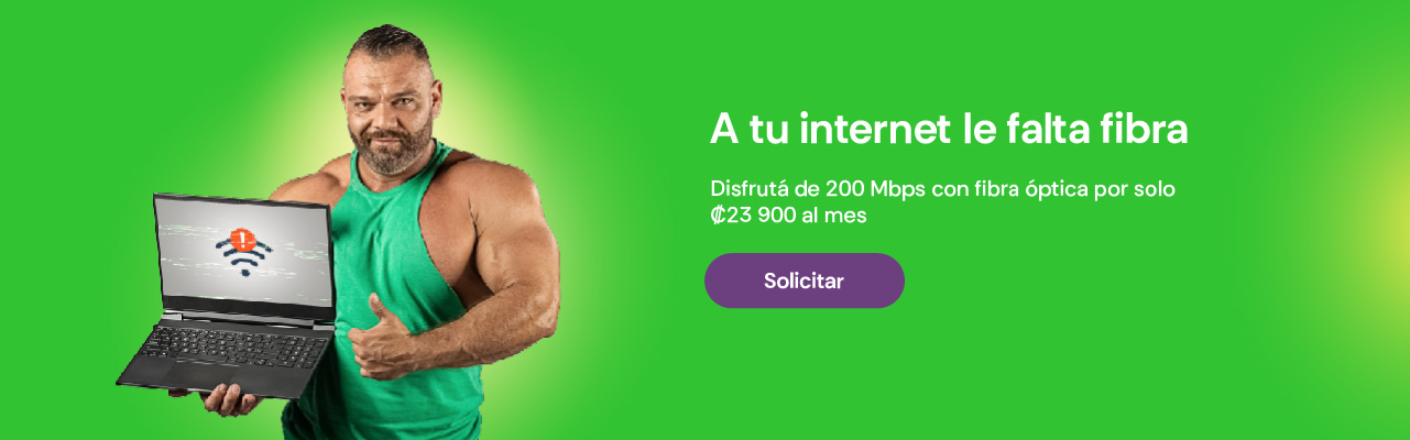 A tu internet le falta fibra: 200 Mbps con fibra óptica por solo ¢23 900