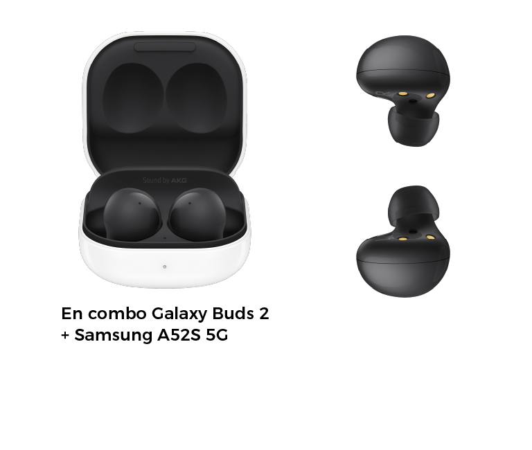 En combo Galaxy Buds 2 + Samsung A52S 5G