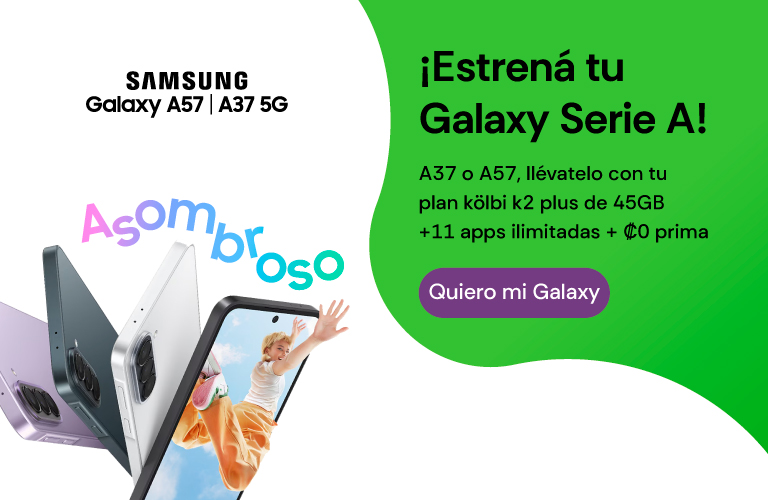 Samsung Galaxy Serie A57 y A37