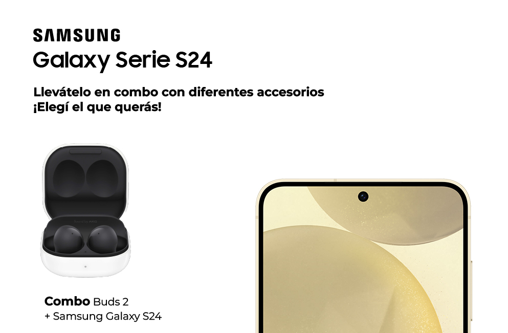 Samsung Galaxy S24 en combo con Buds 2