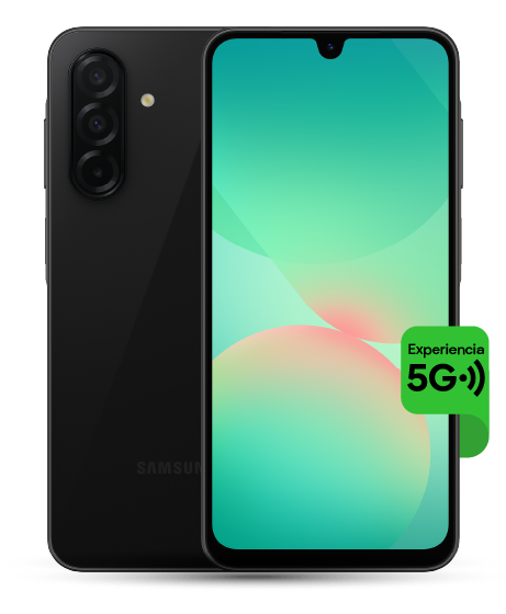 Samsung Galaxy A26 vista frontal y trasera