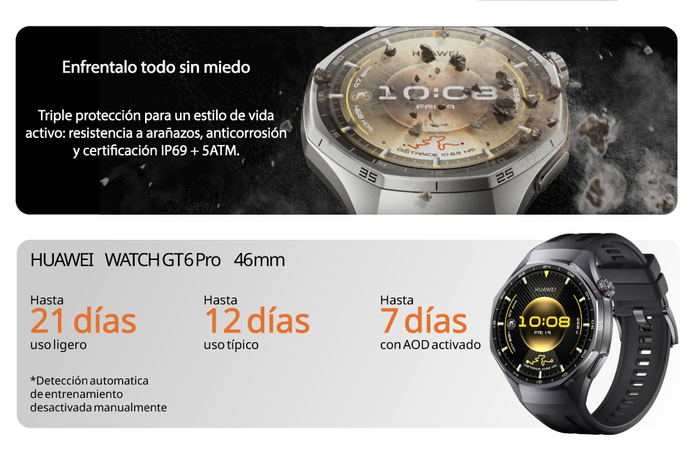 Más de 100 modos de entrenamiento