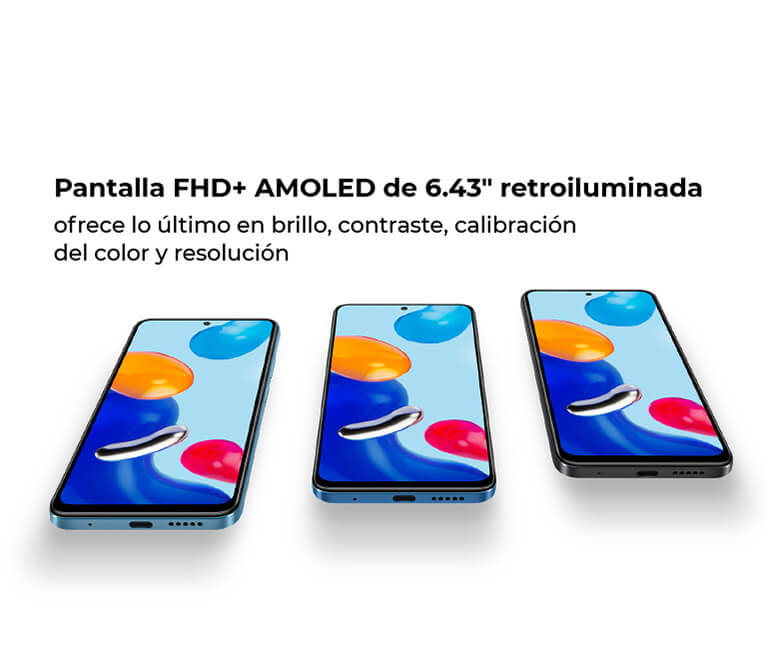 Pantalla FHD+ AMOLED de 6.43" retroiluminada