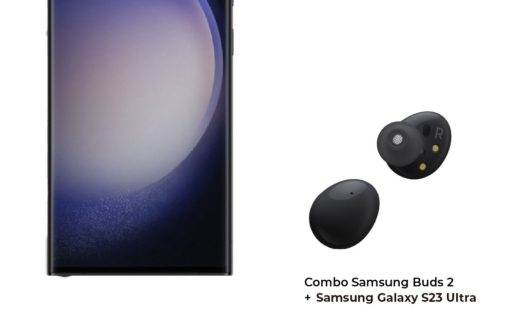 Combo Samsung BUds 2 + Samsung Galaxy S23 Ultra 