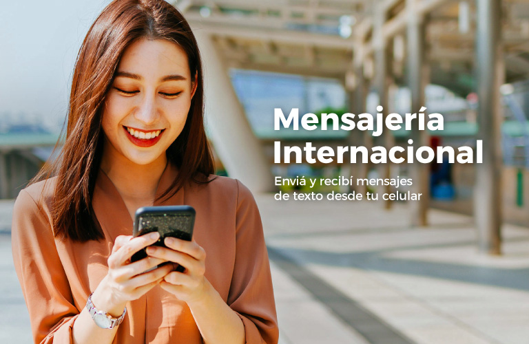 Mensajería Internacional, envía y recibí mensajes de texto desde tu celular
