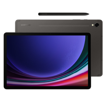 Galaxy Tab S9 vista frontal y trasera