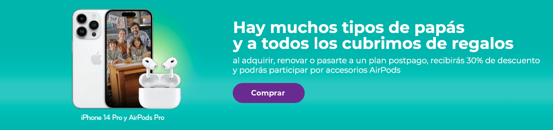Este Día del Padre al adquirir, renovar o pasarte a plan kölbi postpago obtendrás grandes beneficio