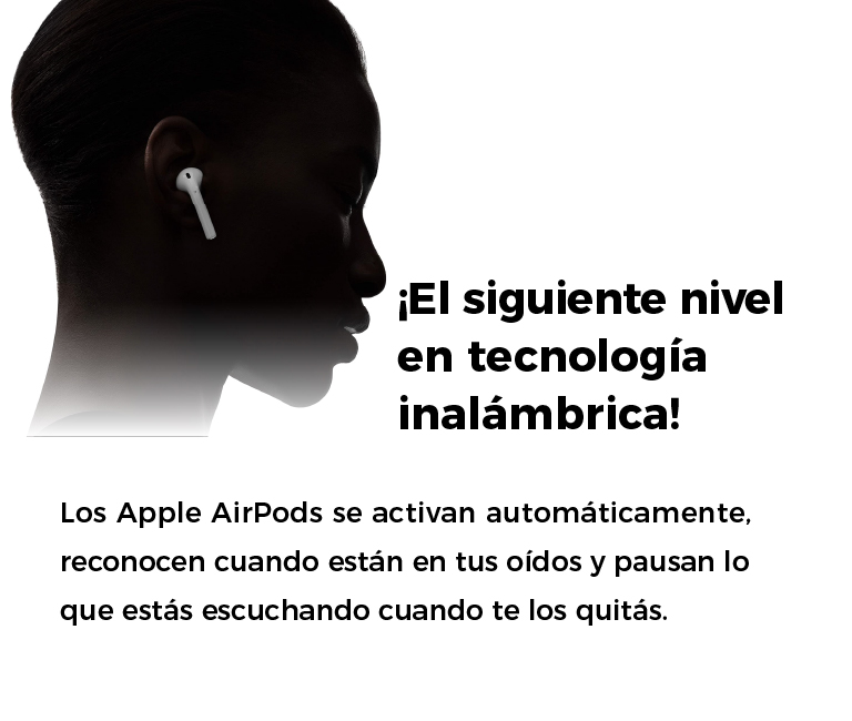 Apple AirPods ¡El siguiente nivel en tecnología inalámbrica! 