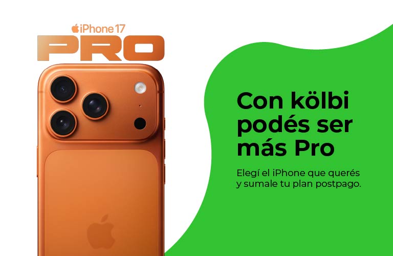 Con kölbi podés ser más pro, elegí el iPhone que querés y sumale tu plan postpago