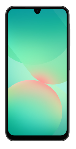 Samsung Galaxy A26 5G vista frontal + regalía