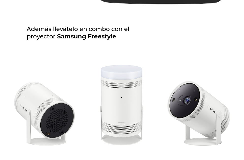 Además llevátelo en combo con el proyector Samsung Freestyle