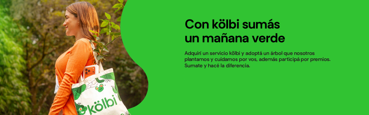 Con kölbi sumás un mañana verde