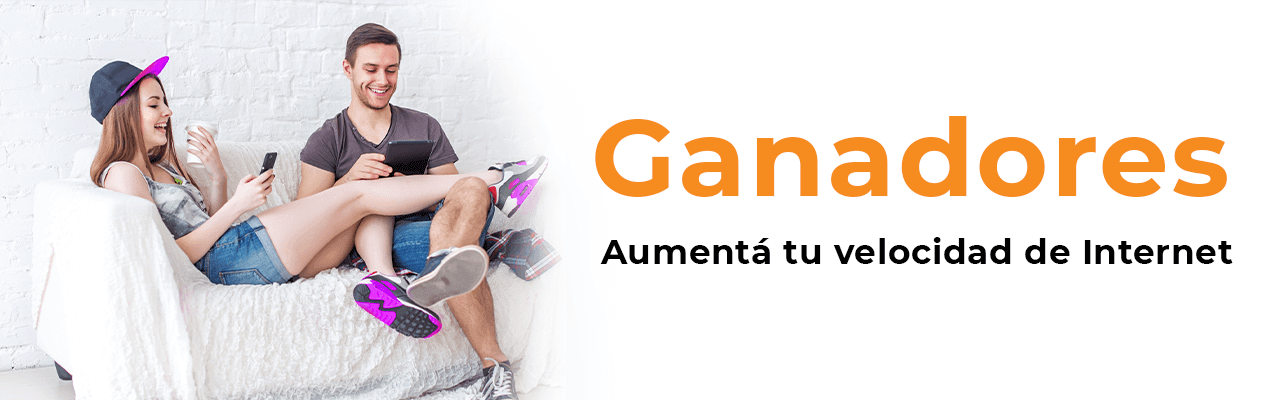 Ganadores Promoción Aumentá tu velocidad de Internet y ganá con kölbi