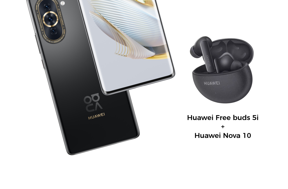 Combo Huawei Free buds 5i + Huawei Nova 10