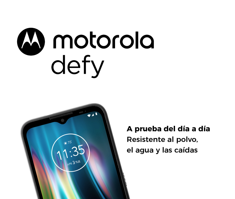 Motorola defy, a prueba del día a día, resistente al polvo, el agua y las caídas
