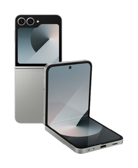 Samsung Z Flip6 vista frontal y trasera