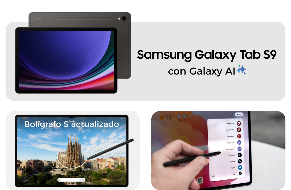Galaxy Tab S9 con Galaxy AI