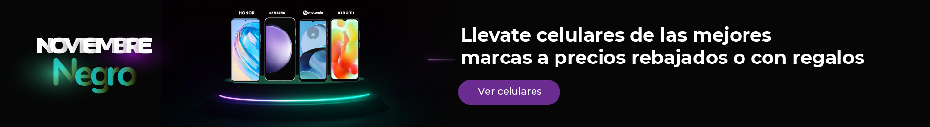 Llevate celulares de las mejores marcas a precios rebajados o con regalos