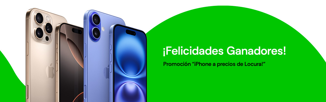 Ganadores Promoción "¡iPhone a Precios de Locura!"