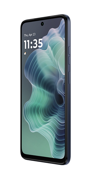 Motorola moto g35 vista lateral