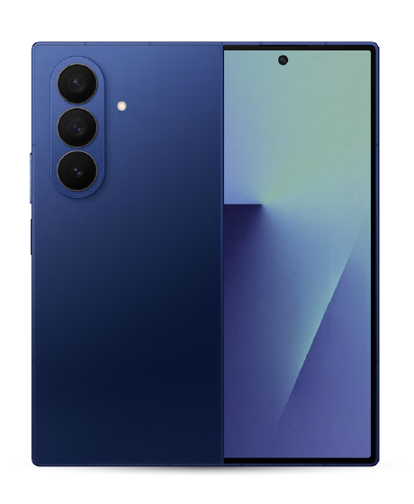 Samsung Galaxy Z Fold7 vista frontal y trasera