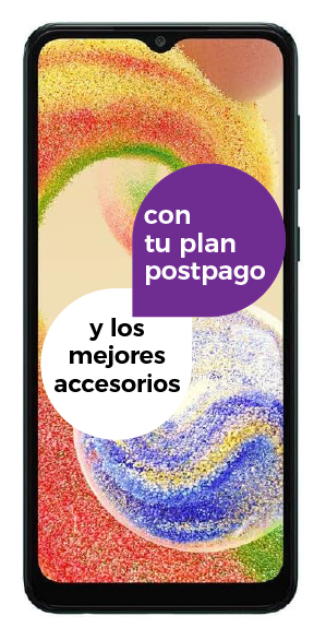 Samsung A04 LTE vista frontal