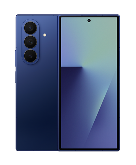 Samsung Z FOLD7 vista frontal y trasera promo