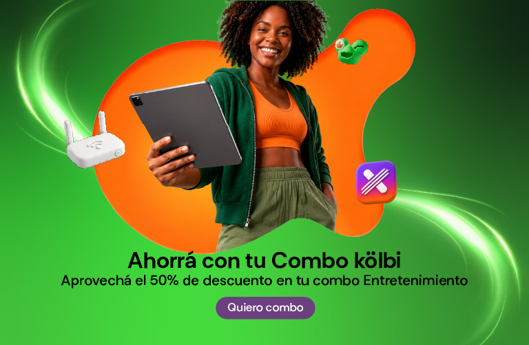 Solicitá tu combo kölbi, dejanos tus datos y pronto disfrutarás de más beneficios y descuentos