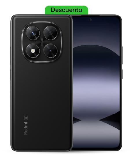 Xiaomi Redmi Note 14 vista frontal y trasera