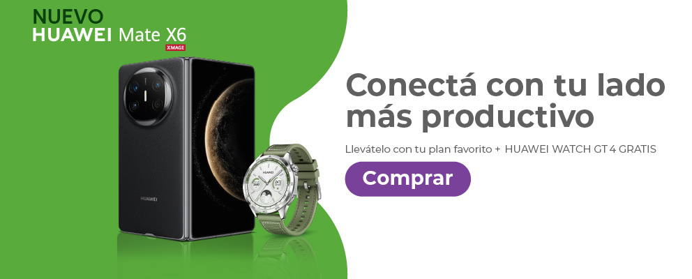 Nuevo Huawei Mate X6: llevátelo con tu plan favorito + Huawei Watch GT 4 gratis 