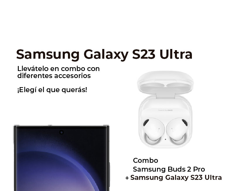 Combo Samsung BUds 2 Pro + Samsung S23 Ultra