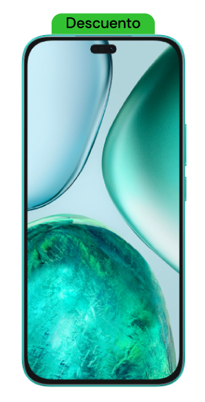 HONOR X8c vista frontal con regalo