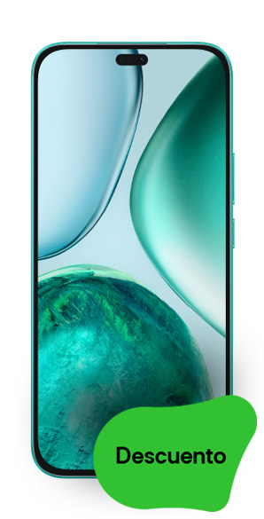 HONOR X8c vista frontal con regalo