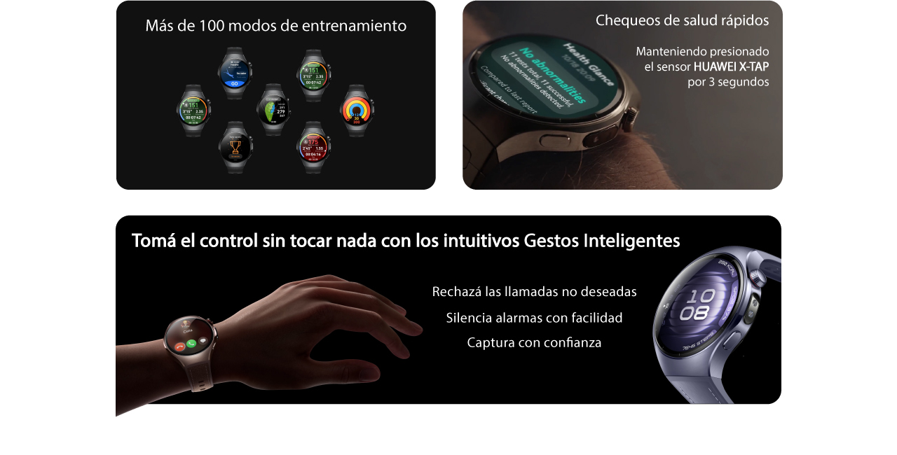 Más de 100 modos de entrenamiento