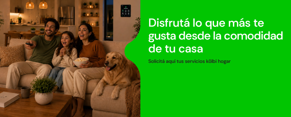 Solicitá aquí tus servicios kölbi hogar