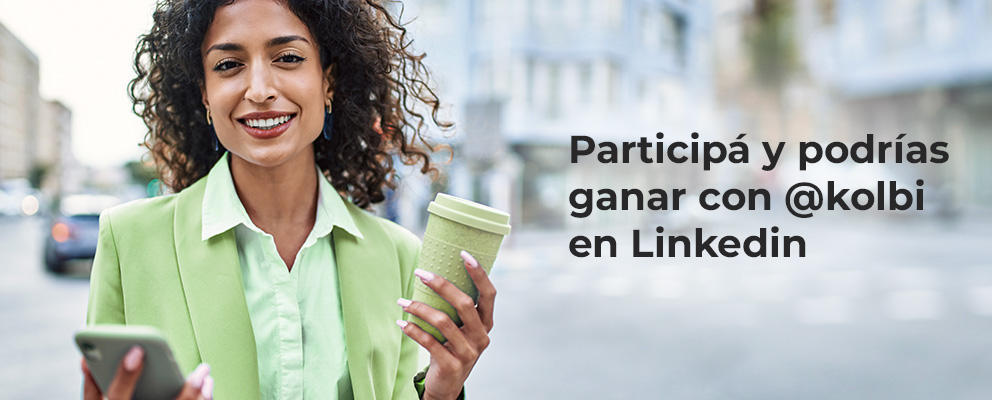 Participá y podrías ganar con kolbi.cr en Linkedin