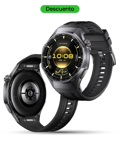 Huawei Watch GT6 Pro 46MM vista frontal y trasera