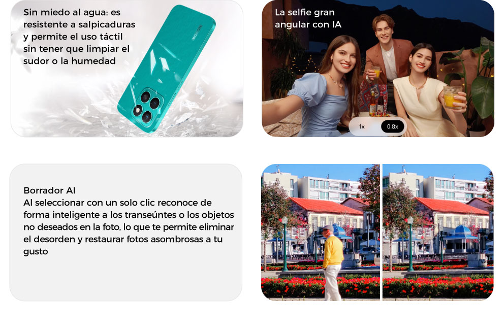 Selfie gran angular, borraor AI que te sorprenderán