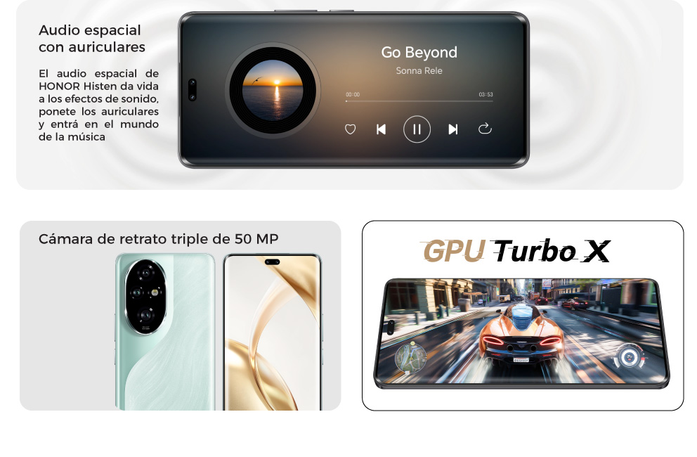 El audio espacial de HONOR Histen da vida a los efectos de sonido