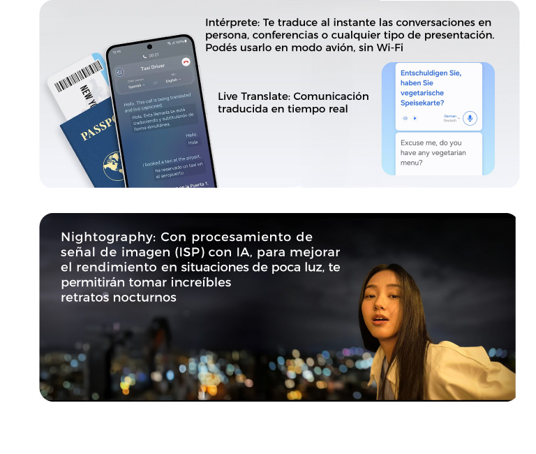 Con intérprete y live translate, comunicación traducida en tiempo real