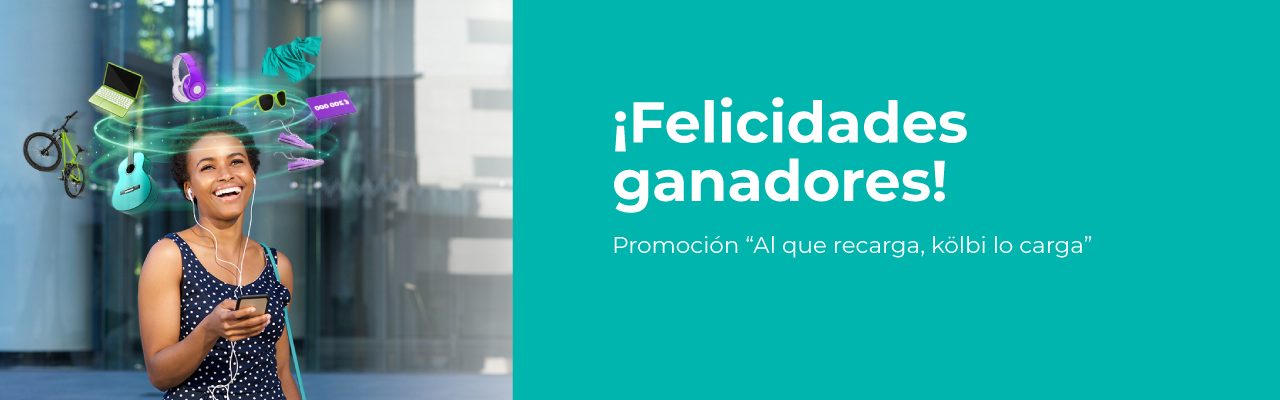 Recargá en el App kölbi y queda participando por premios