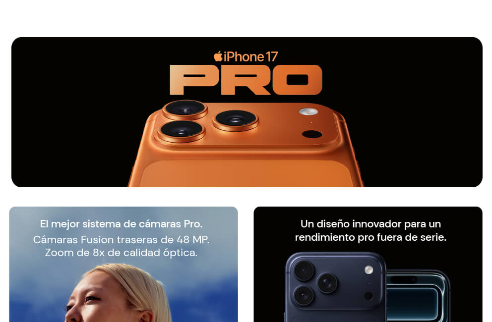 iPhone 17 Pro El mejor sistema de cámaras Pro y diseño innovador