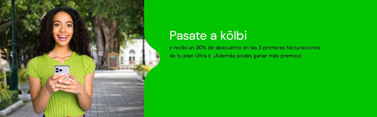 Pasate a kölbi, escogé la mejor red, obtené más beneficios y acceso a la mayor cobertura