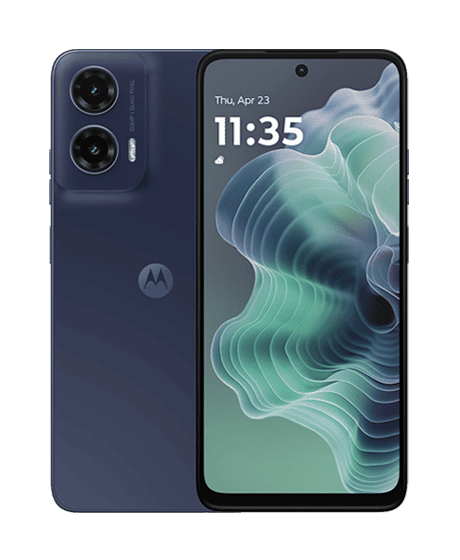 Motorola moto g35 vista frontal y trasera