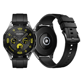 Watch Gt 4 vista frontal y lateral 