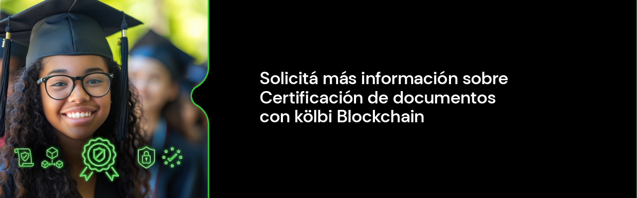 Solicitá más información sobre Certificación de documentos con Blockchain