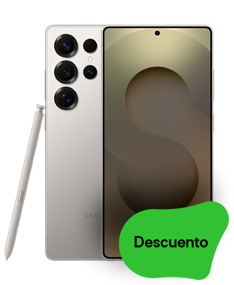 Galaxy S25 ultra vista frontal y trasera