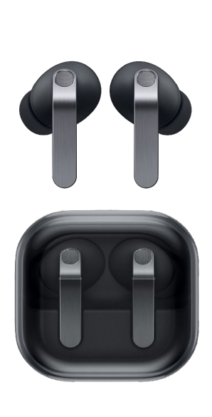 Samsung Galaxy Buds 4 Pro vista frontal y trasera